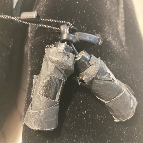 ZARA Sz  41 Suede Smoking Loafer Slipper with Tassels NWT - Picture 2 of 11